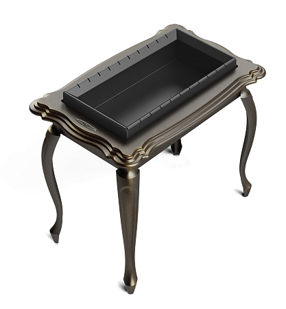 Портативная печь Мангал Жарден черная бронза